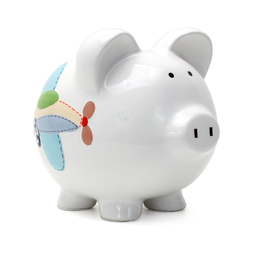 Child to Cherish Airplane Piggy Bank