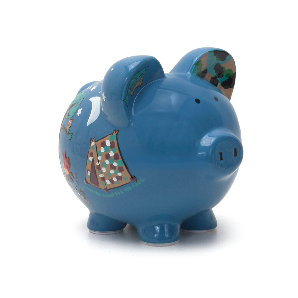 Child to Cherish Camping Piggy Bank