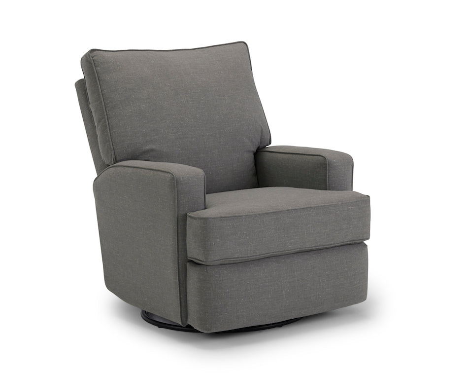 Best Chairs Kersey Swivel Glider Recliner 22933-Charcoal