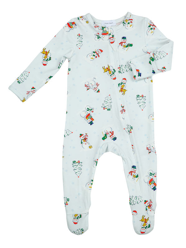 Angel Dear Snowfolk Footie - 3-6 Months