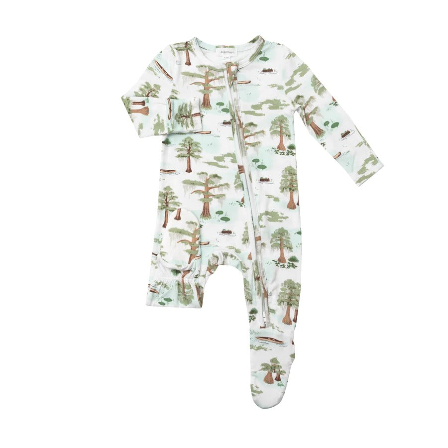 Cypress Trees 2 Way Zipper Footie