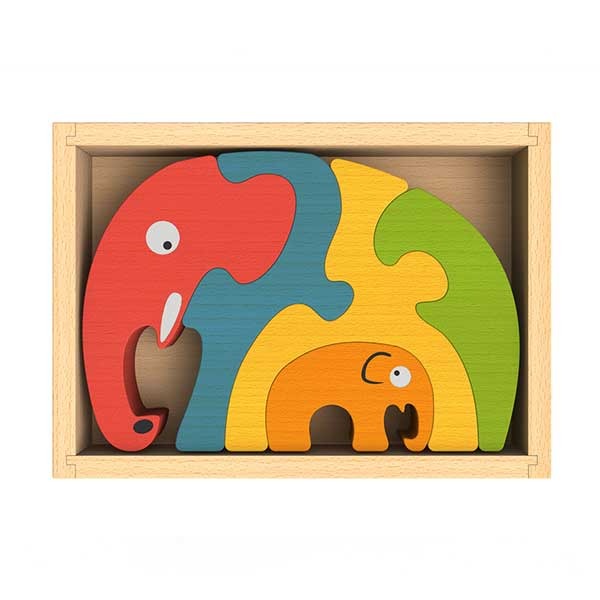 Elephant Family Puzzle