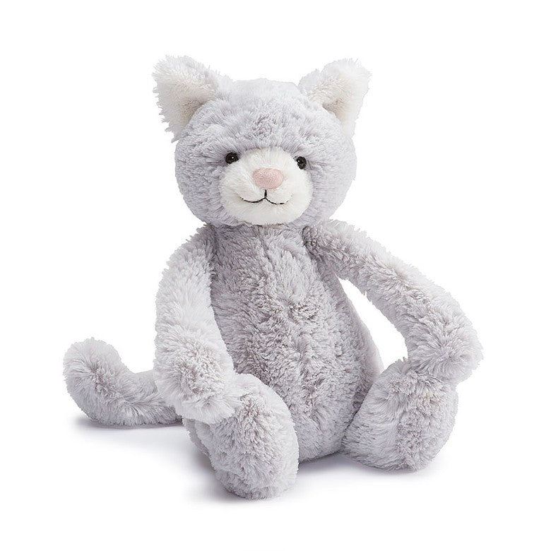 Bashful Grey Kitty Medium