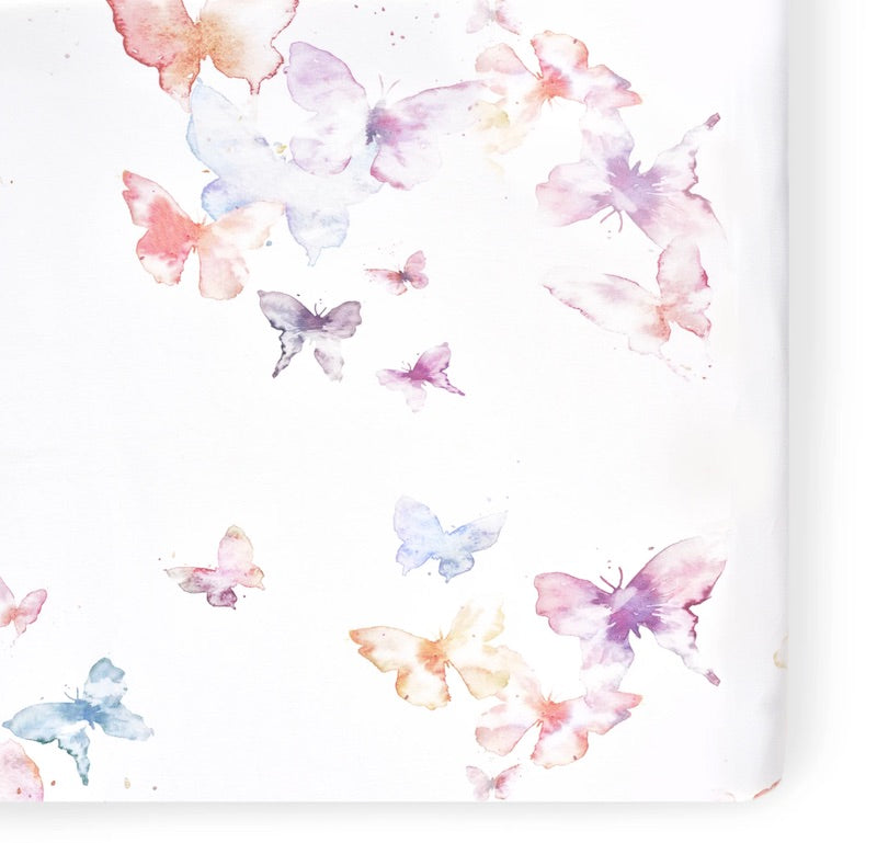 Butterfly Crib Sheet