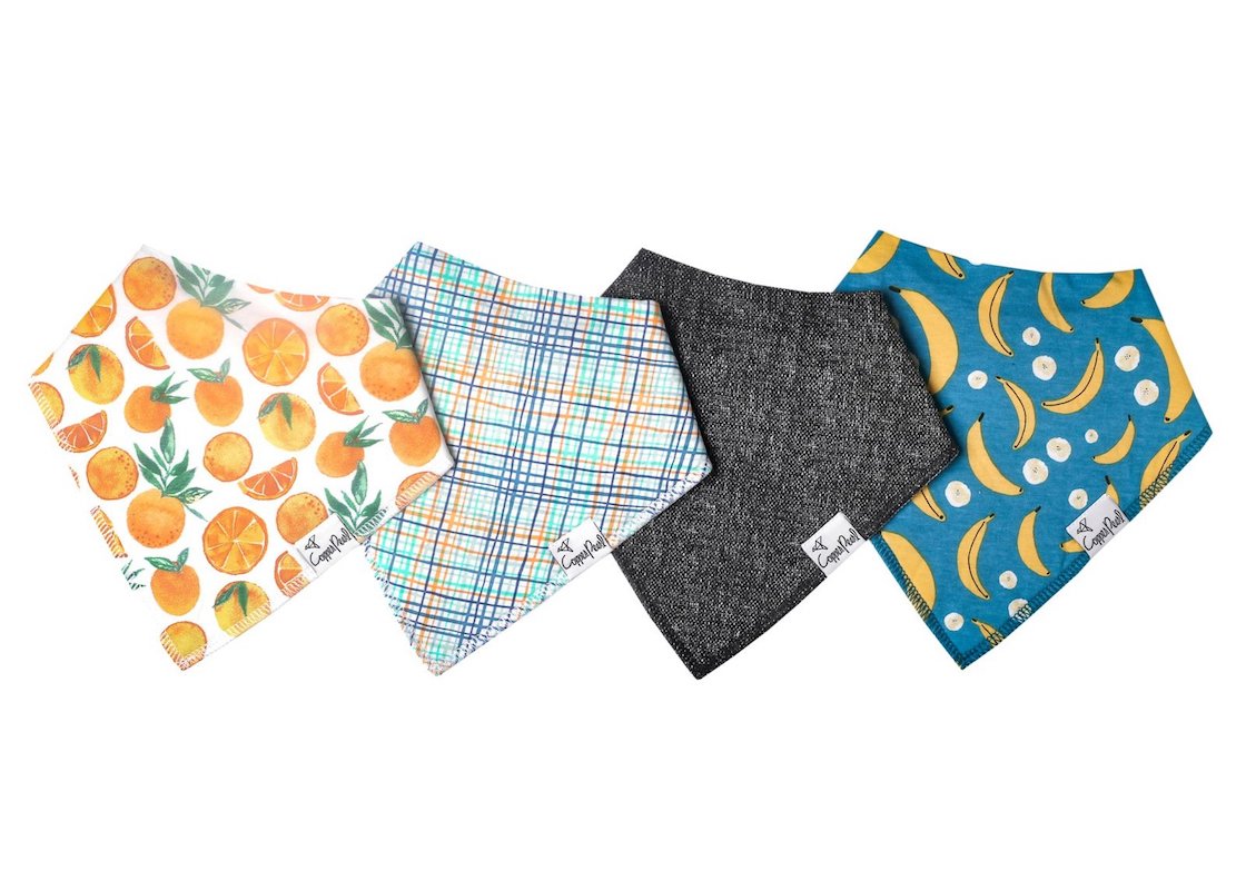 Citrus Bandana Bib Set