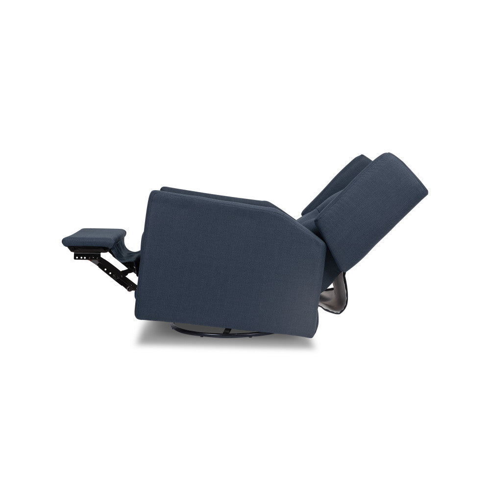 Austen Recline Swivel Glider - Performance Navy Eco-Twill