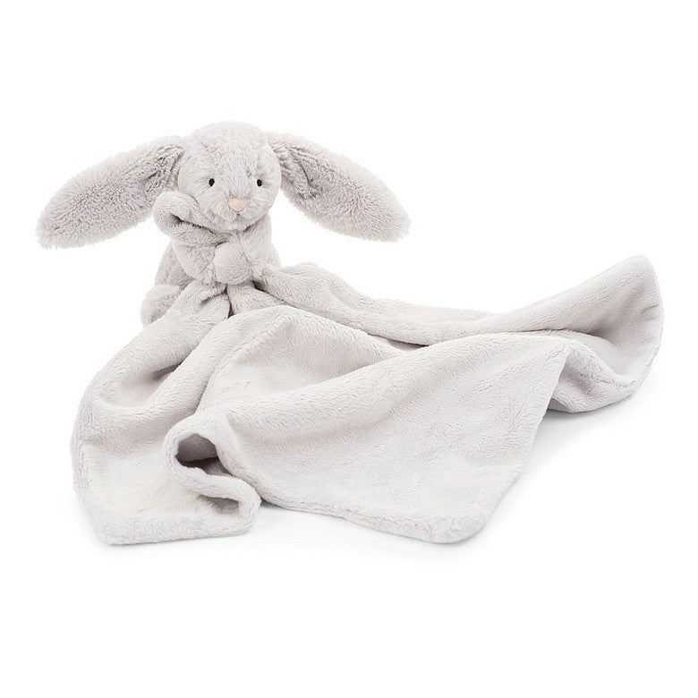 Bashful Grey Bunnie Soother Blankie