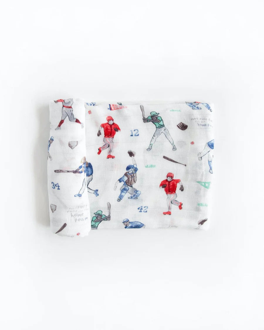 Deluxe Muslin Swaddle Blanket - Home Run