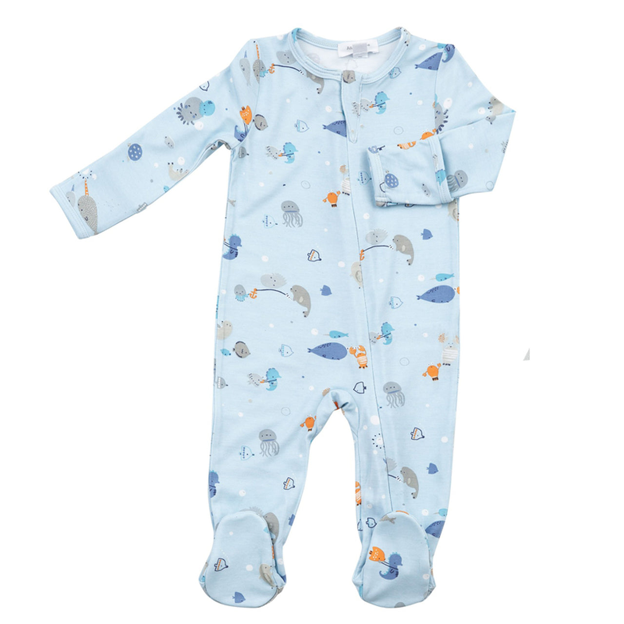 Angel Dear Happy Ocean Footie - 6-9 Months