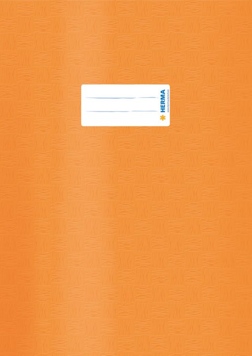 Exercise book cover PP A4 orange opaque