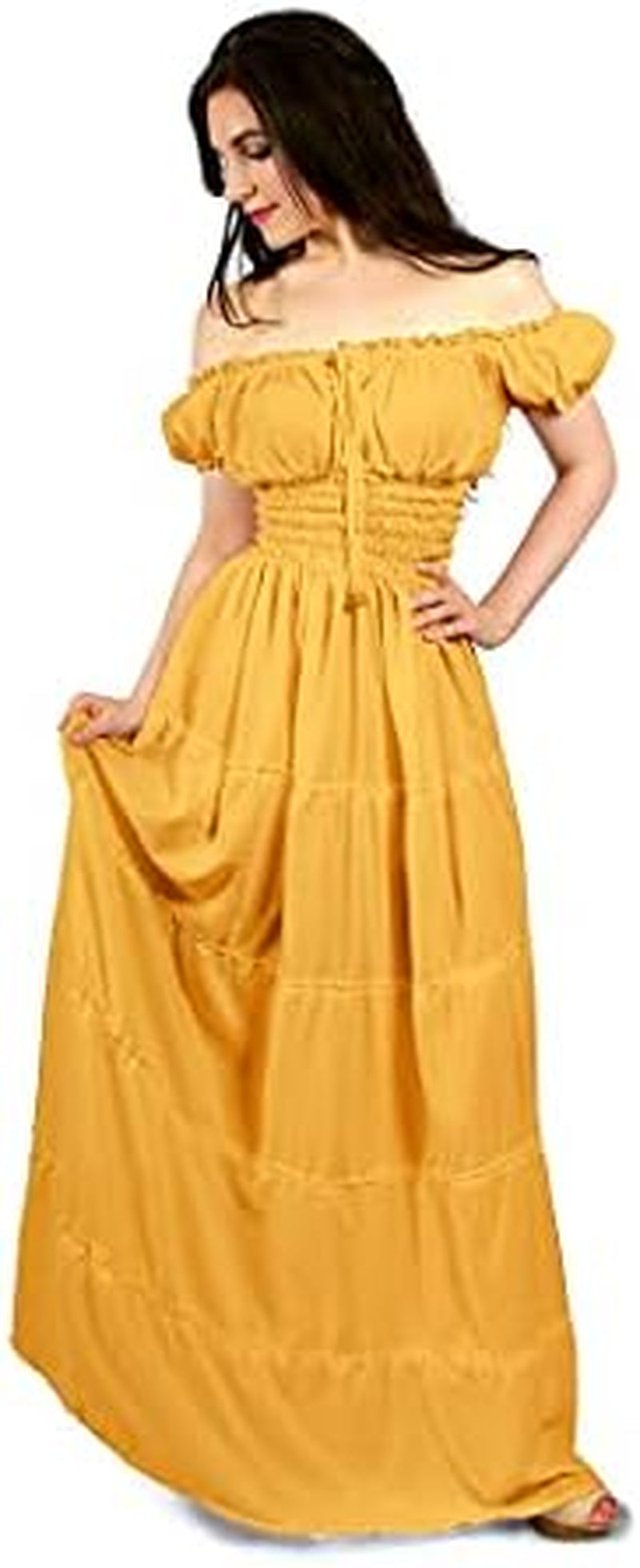 Bohemian Renaissance Tiered Maxi Sun Dress - Image 8
