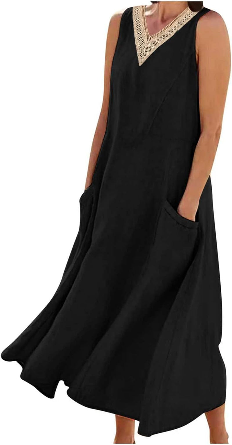 Trendy Boho Beach Sundress 2024: Floral Printed Casual Chic - Image 34