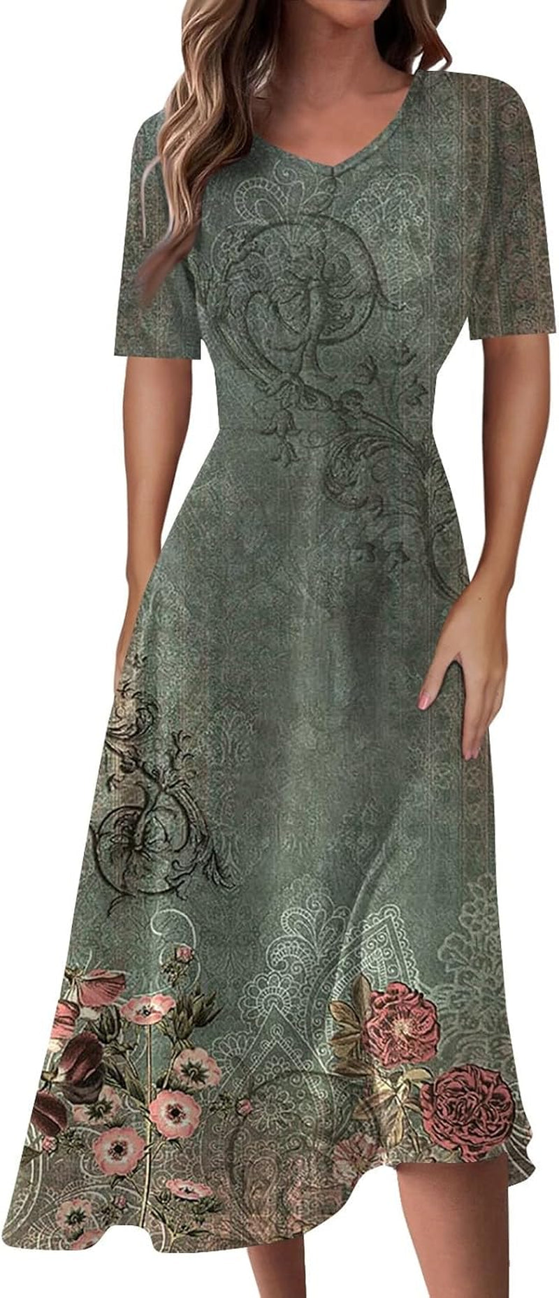 Flattering Spring Dresses: Plus Size V-Neck Styles for Casual or Cocktail Events - Image 15