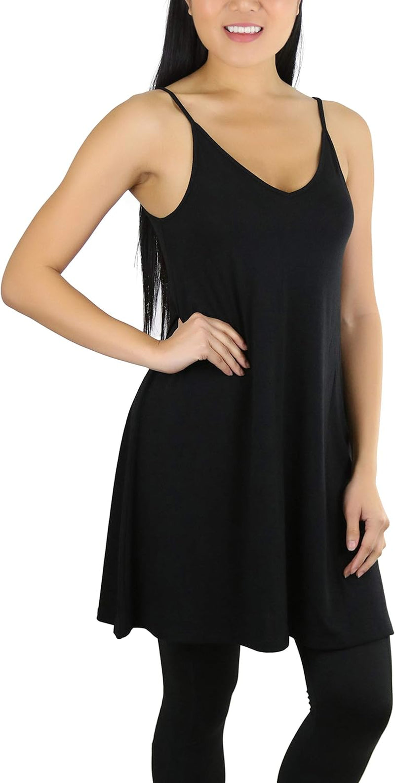 Adjustable Spaghetti Strap Cami-Dress for Women - Image 19