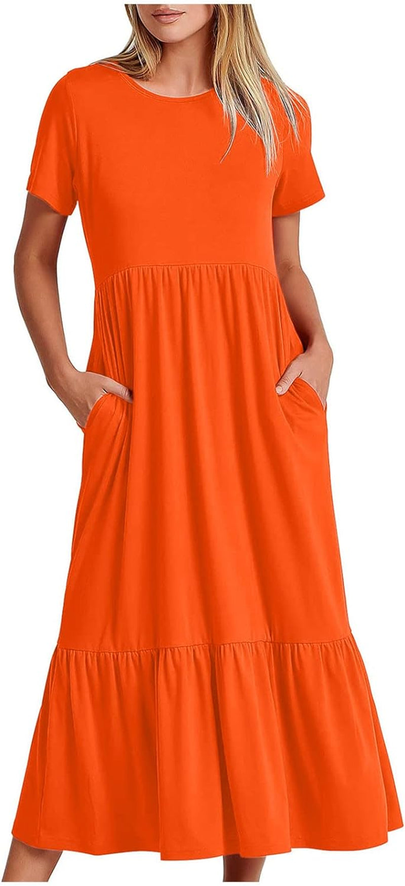 Strapless Flowy Maxi Dress: Perfect for Summer Beach Vacations! - Image 19