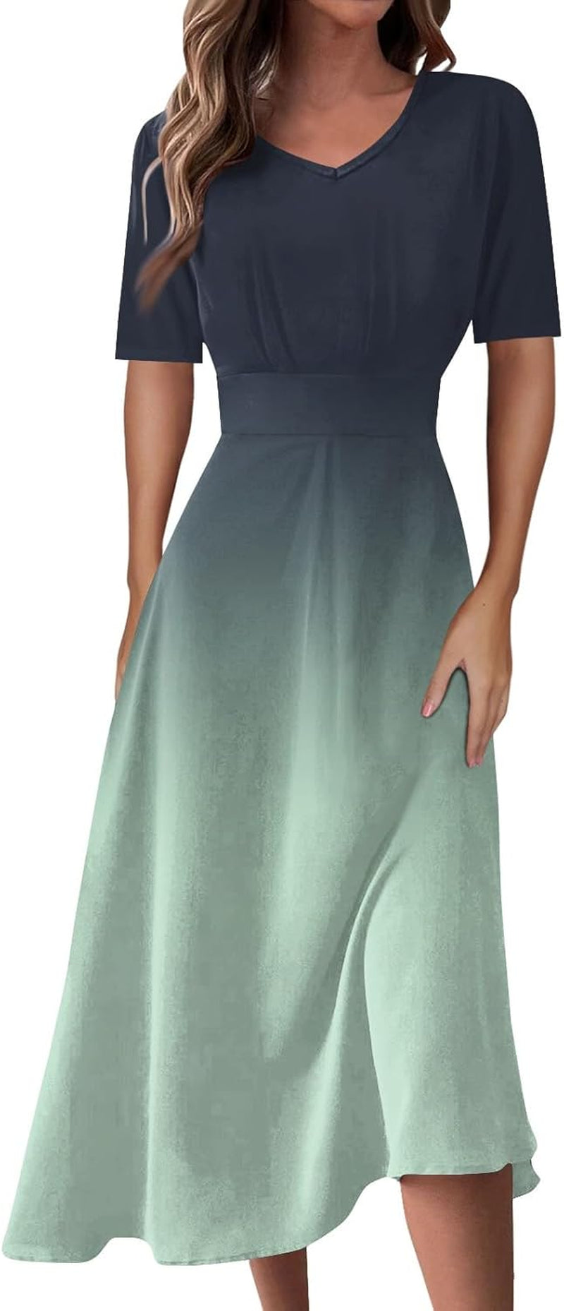 Flowy V-Neck Spring Dresses: Stylish, Versatile, and Flattering! - Image 12