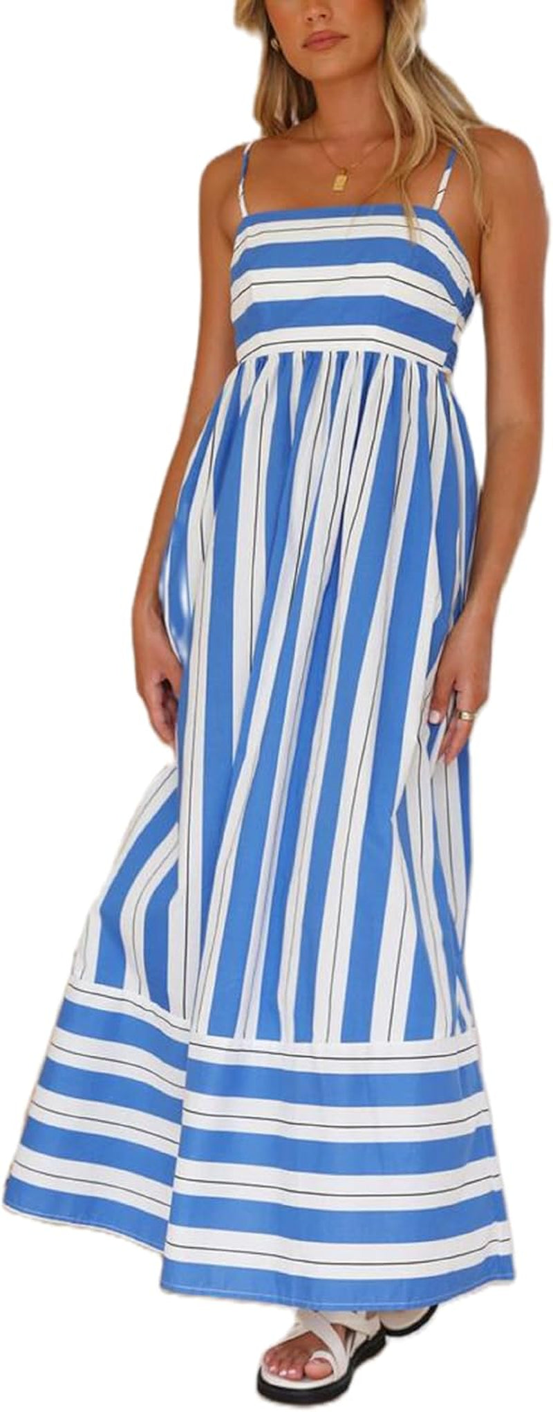 Boho Chic Striped Maxi Dress - Perfect for Summer Days and Beach Holidays! - Image 15