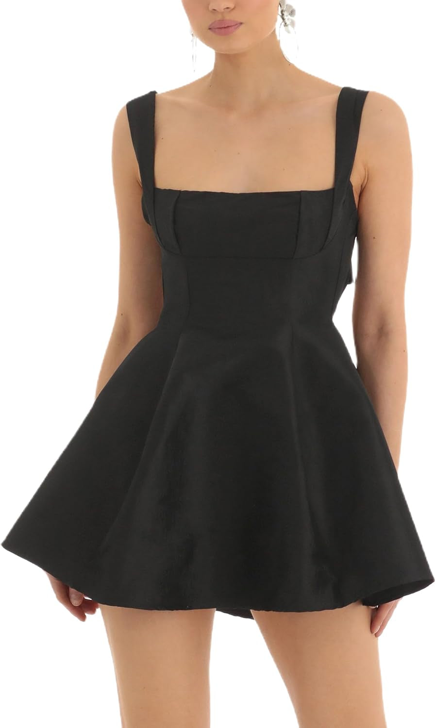 Y2K Summer Flowy Corset Mini Dress for College Graduation - Image 16