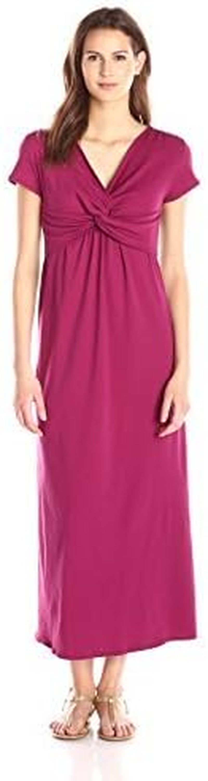 Twist-Front Maxi Dress by  - Short Sleeve for Women - Image 4