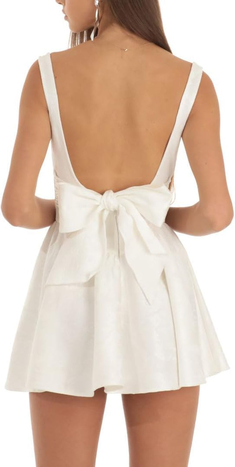 Y2K Summer Dream: Flowy Corset Mini Dress for College Graduation 2024 - Image 15
