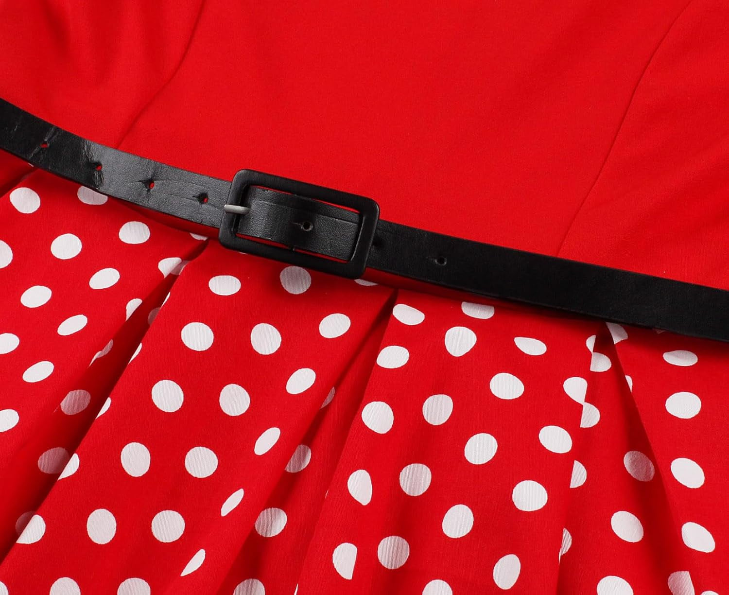 Vintage Polka Dot Bow Neck Cocktail Dress by - Image 5
