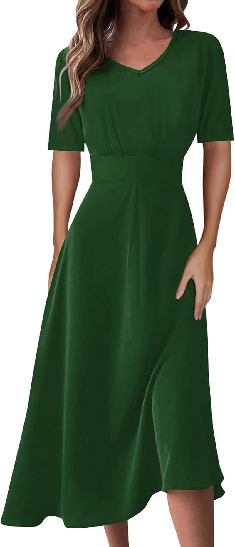 Flowy V-Neck Spring Dresses: Stylish, Versatile, and Flattering! - Image 29