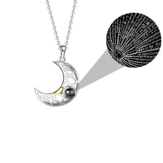  Yumikoo Couple Sun and Moon Necklace I Love You Necklace 100  Languages Matching Bff Friendship Heart Necklaces for Best Friends :  Yumikoo: Clothing, Shoes & Jewelry