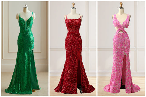 Mermaid Sequined Ball Gowns