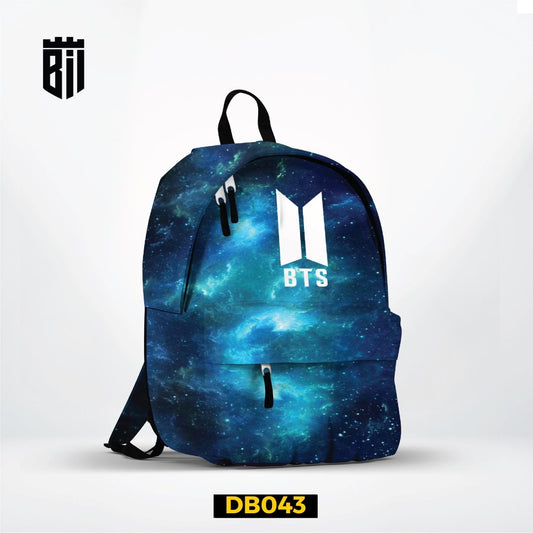 Pastel Galaxy BTS JHope Allover Printed Backpack