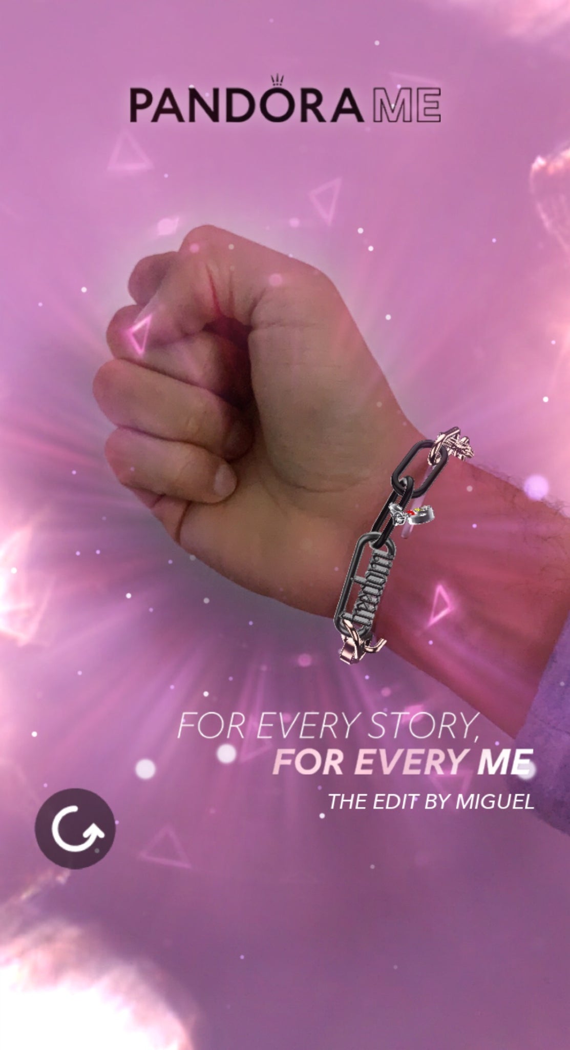 Pandora bracelet · Snapchat