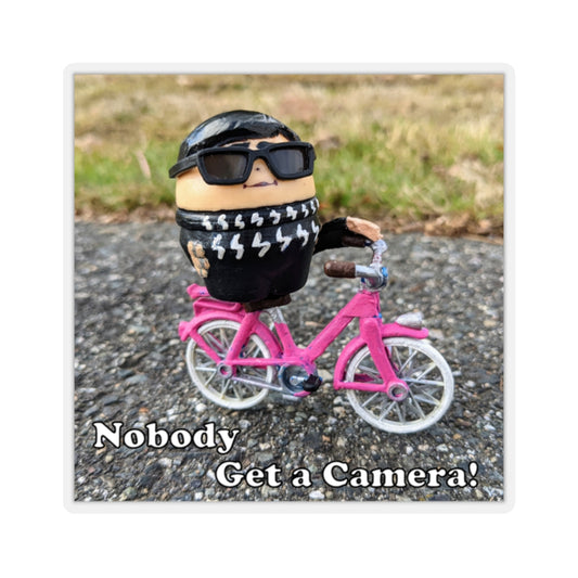 The Little Schitts - "Nobody Get a Camera!" Kiss-Cut Sticker - Sticky Schitt - Fall Bestsellers, Home & Living, Kiss cut, Magnets & Stickers, Schitt's Creek, Stickers