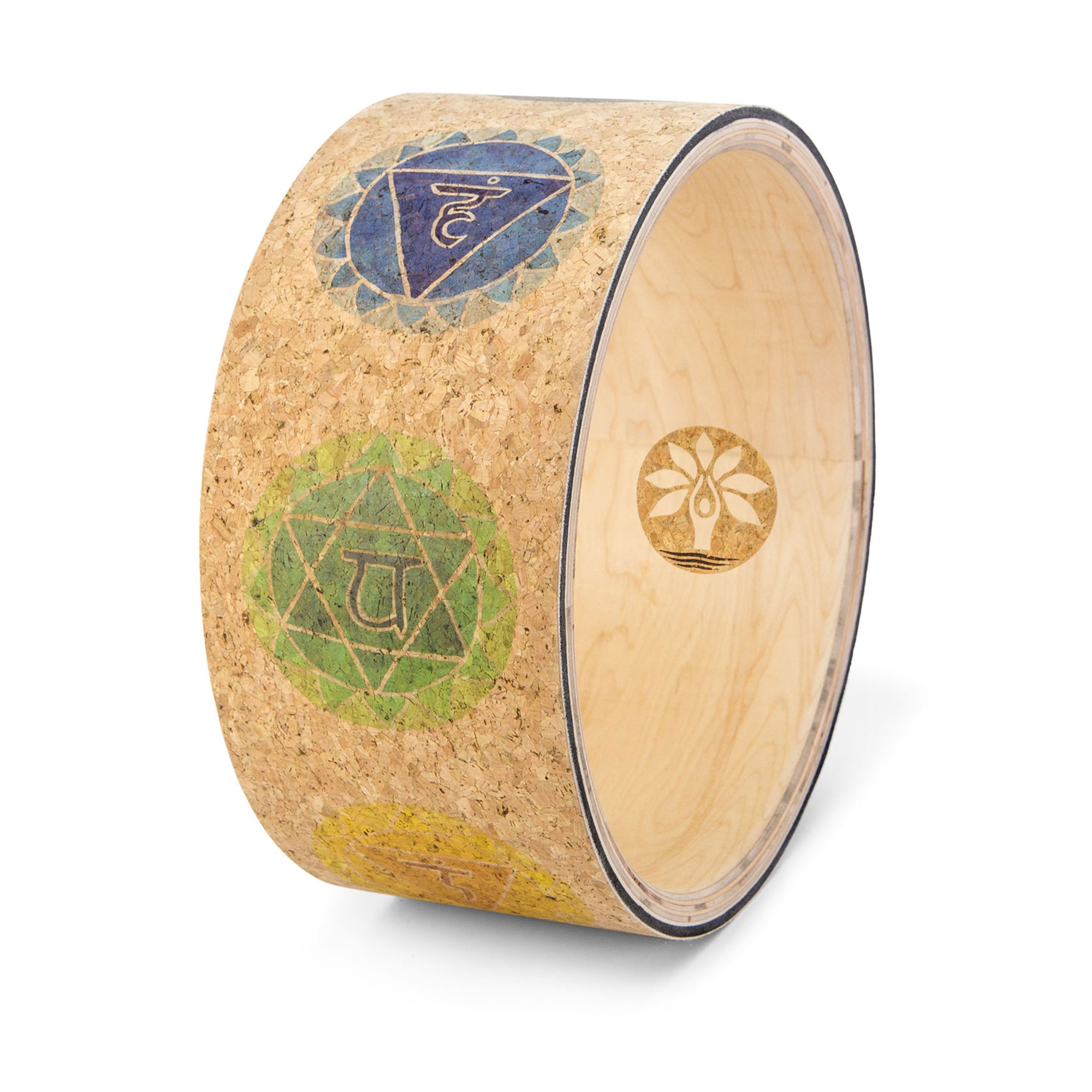 The Best Yoga Wheel - Handmade with Eco-Friendly Cork and Wood