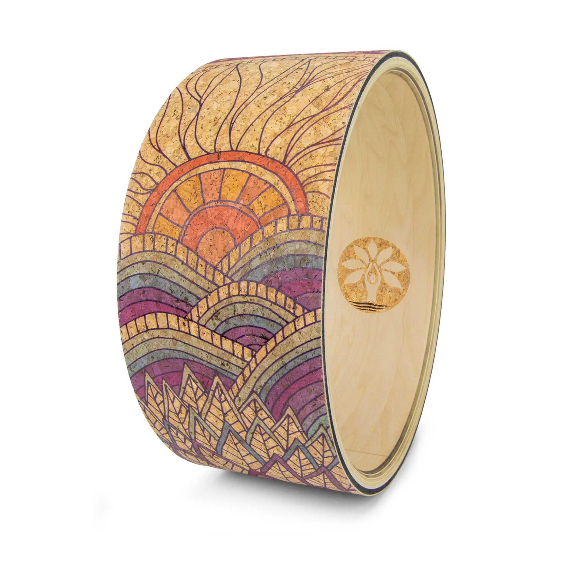 The Best Yoga Wheel - Handmade with Eco-Friendly Cork and Wood