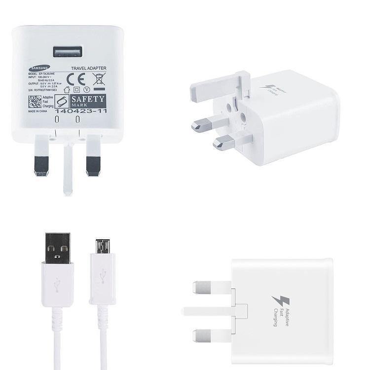 Official Samsung Galaxy S6 / S6 Edge Fast Charger With Micro USB Cable – GB  Mobile Ltd