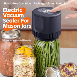 Electric Vacuum Sealer For Mason Jars - odeeenia - Regular Mouth Jar Sealer