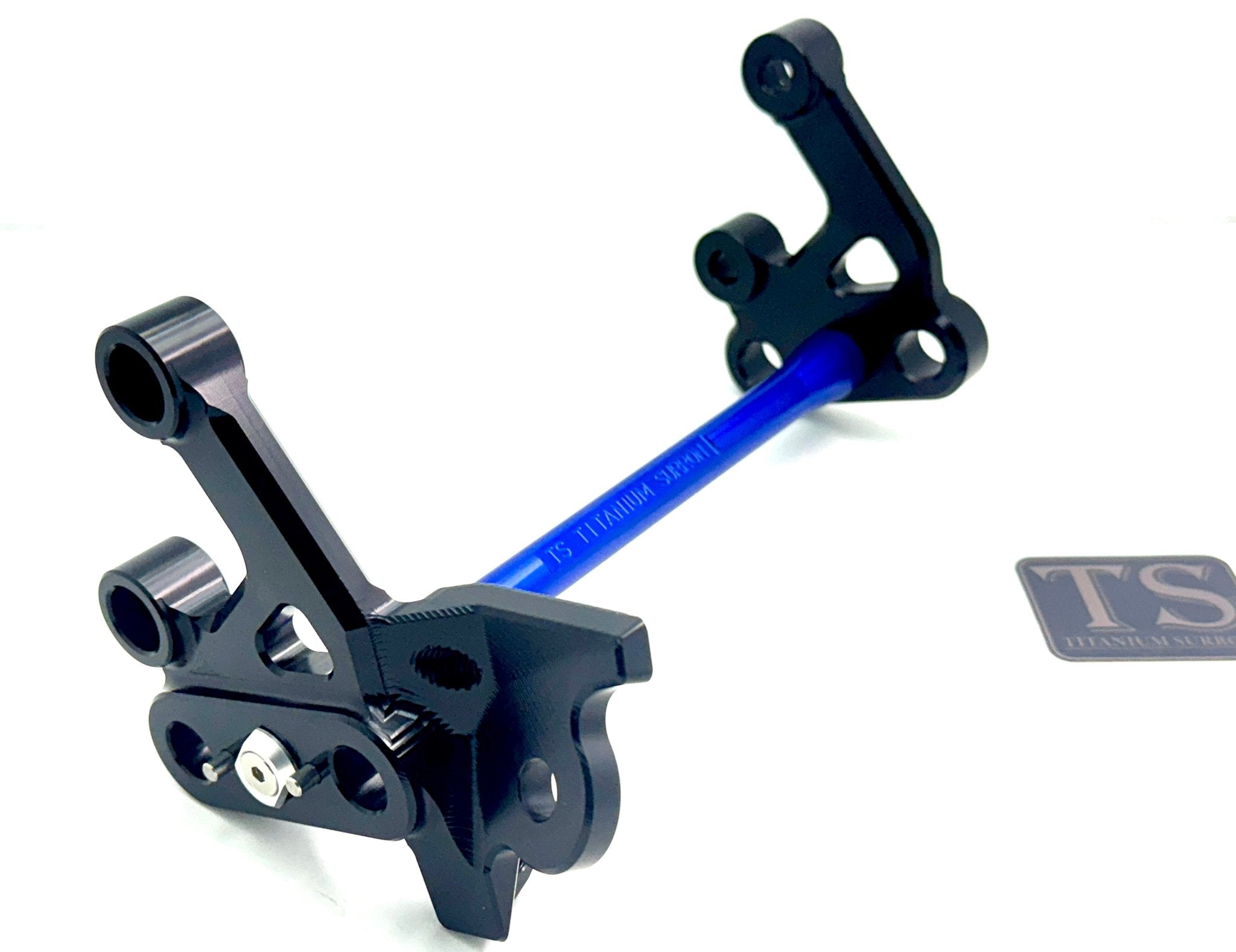 Titanium Surron Custom CNC Aluminum Footpeg Bracket Assembly E-Ride Pro SS and S