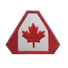 Canada Flag 'I Love CA' Embroidered Velcro Patch — Little Patch Co