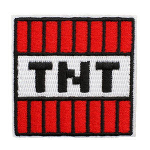 Minecraft 'TNT' Embroidered Patch - Little Patch Co - Minecraft Art