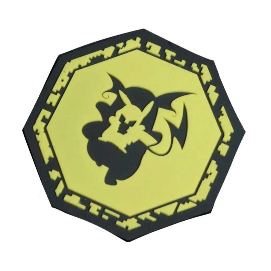 'Pikachu Evolution' PVC Rubber Velcro Patch