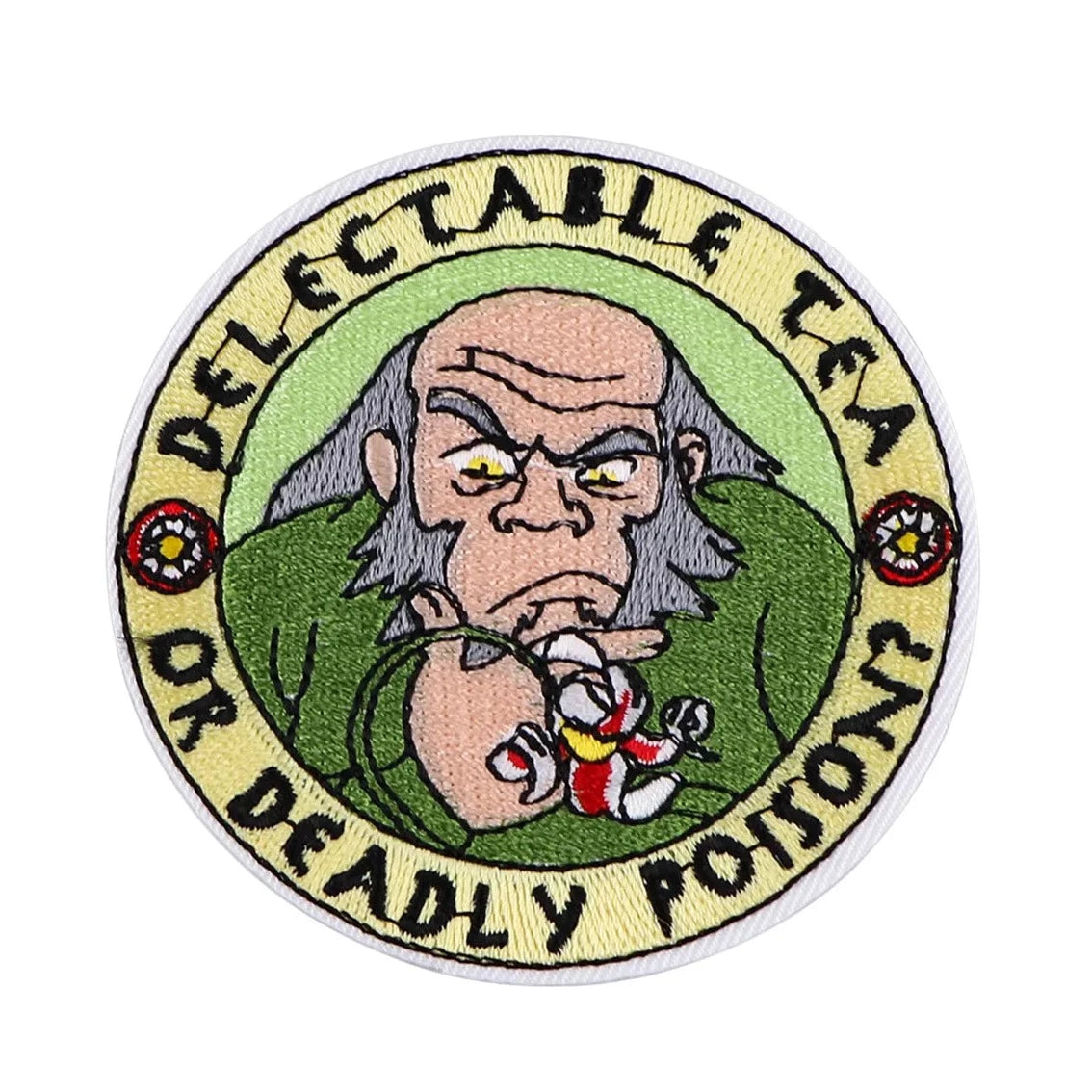 Avatar: The Last Airbender 'Iroh | Delectable Tea or Deadly Poison?' Embroidered Patch