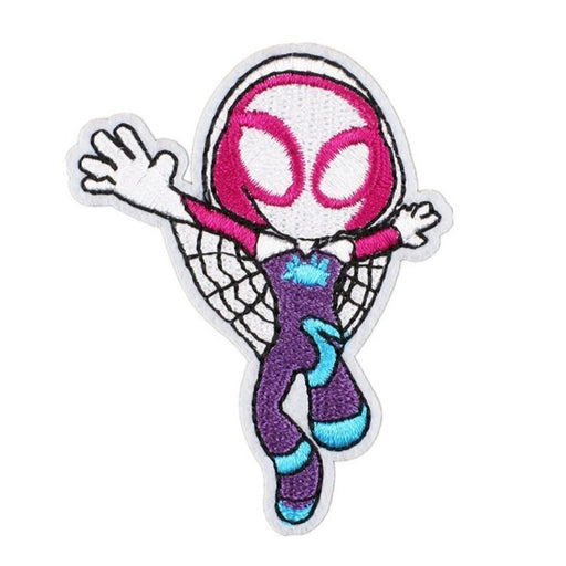 Spiderman Web Superhero Cartoon 6.8cm Logo Sew Iron on Embroidery Patch