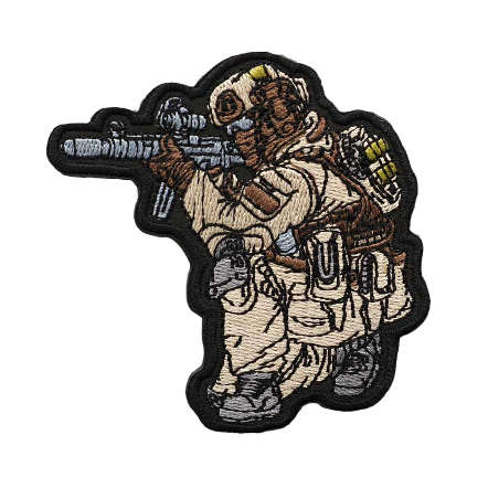 Stormtrooper Mode ON Tactical Morale PVC Patch Funny Airsoft Paintball  Velcro – Just For Patches