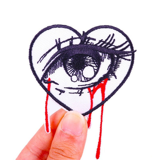 Broken Heart 'Wounded Heart' Embroidered Patch