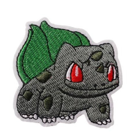 Bullbasaur Pokemon Embroidered Patch - EmbroSoft