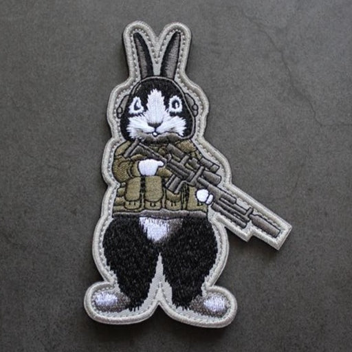 Tactical Rabbit 'Helmet Gear' Embroidered Velcro Patch — Little Patch Co