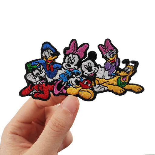 Mickey Mouse 'Happy' Embroidered Patch — Little Patch Co