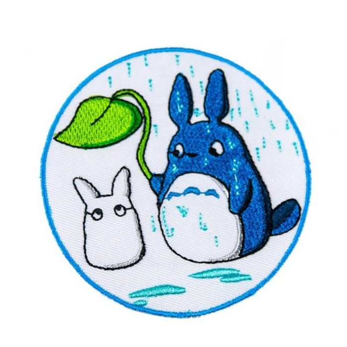 My Neighbor Totoro Chu And Chibi Raining Embroidered Patch Little Patch Co