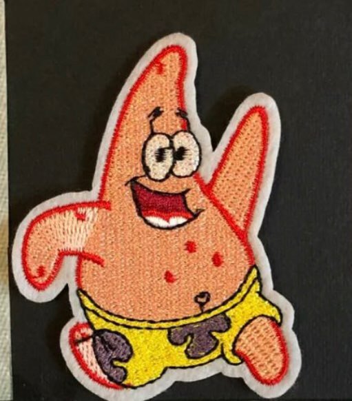 Handsome Squidward Clothing Patch. Iron On Sew On Embroidered Patches. –  Madhattersdiary6