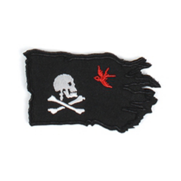 Pirate Calico Jack Rackham Flag - Removable Patch