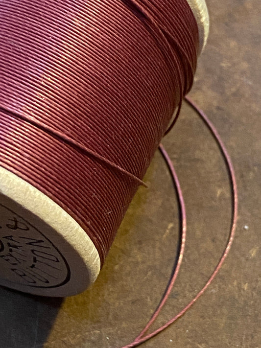 5 yards of waxed bookbinding thread - cotton 9 cord - new old stock –  shopjunket